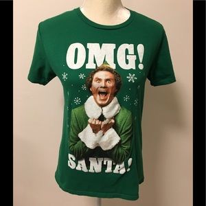 Elf- Will Ferrell “OMG Santa” T-shirt